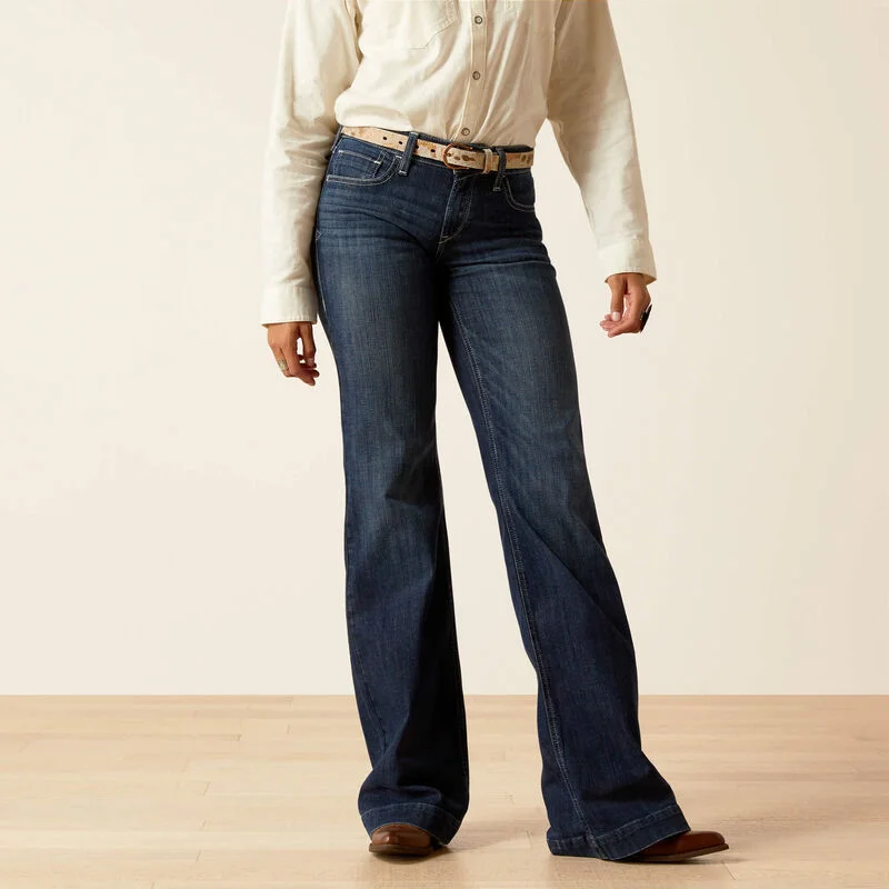 Women's Ariat PR Tyra Trouser - Midnight Trousers Modern Contemporary