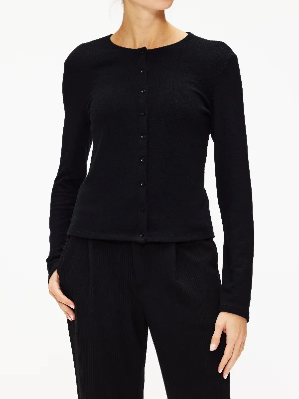 Leset Lauren Classic Cardigan Glossy Satin Silk