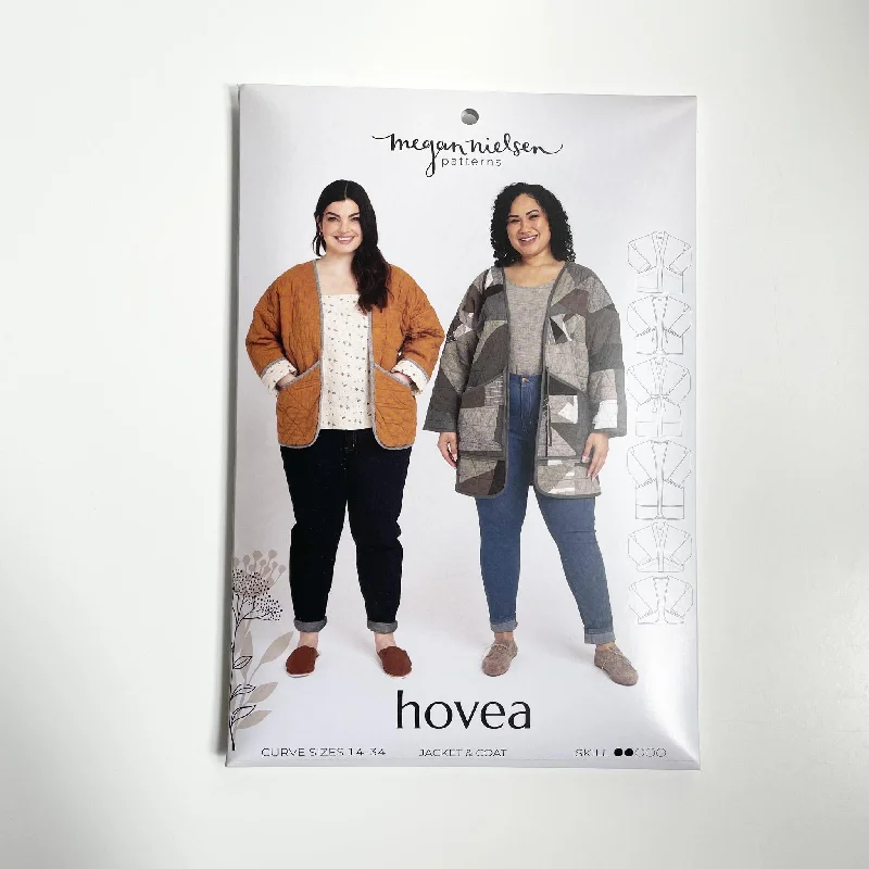 Megan Nielsen Patterns : Hovea Curve Jacket & Coat Bomber Jacket Anorak Windbreaker