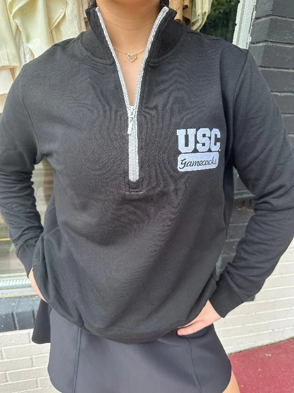 FC 1/4 Zip USC Gamecocks Pullover Turtleneck Warm Pullover