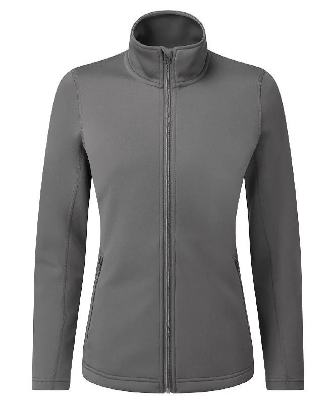 Dark Grey - Women's spun dyed sustainable zip-through sweatshirt Hoodie with V-Neck Classic Versatile Dark Grey - Women's spun dyed sustainable zip-through sweatshirt Hoodie with V-Neck Classic Versatile