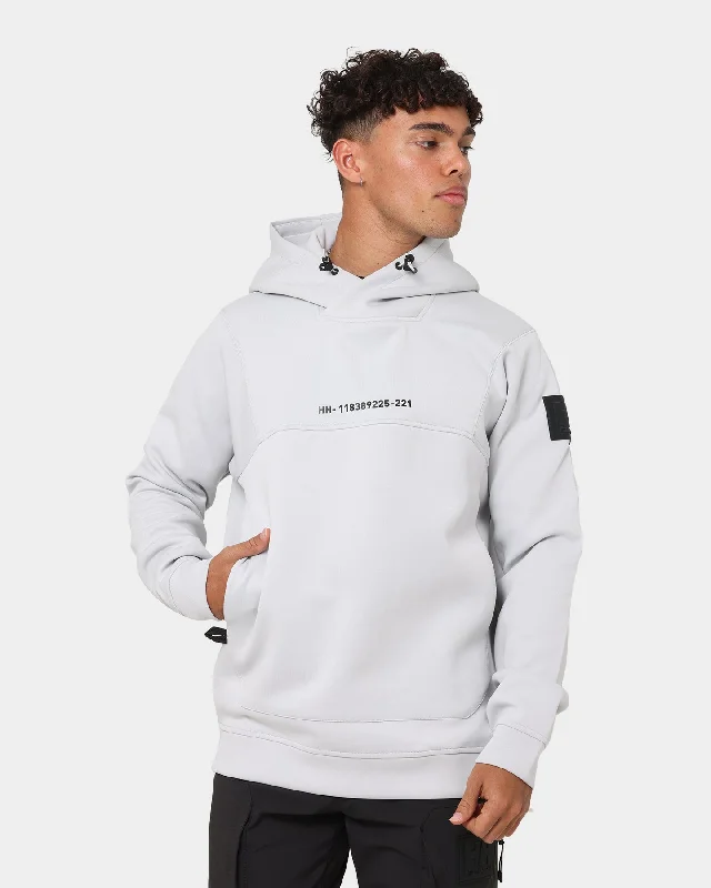 Helly Hansen Arc 22 Hoodie Grey Fog Hoodie with Hem Detail Decorative Unique