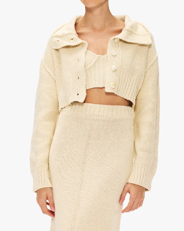 NSF Dame Cardigan Chenille Blend Fleece Blend Nylon Blend