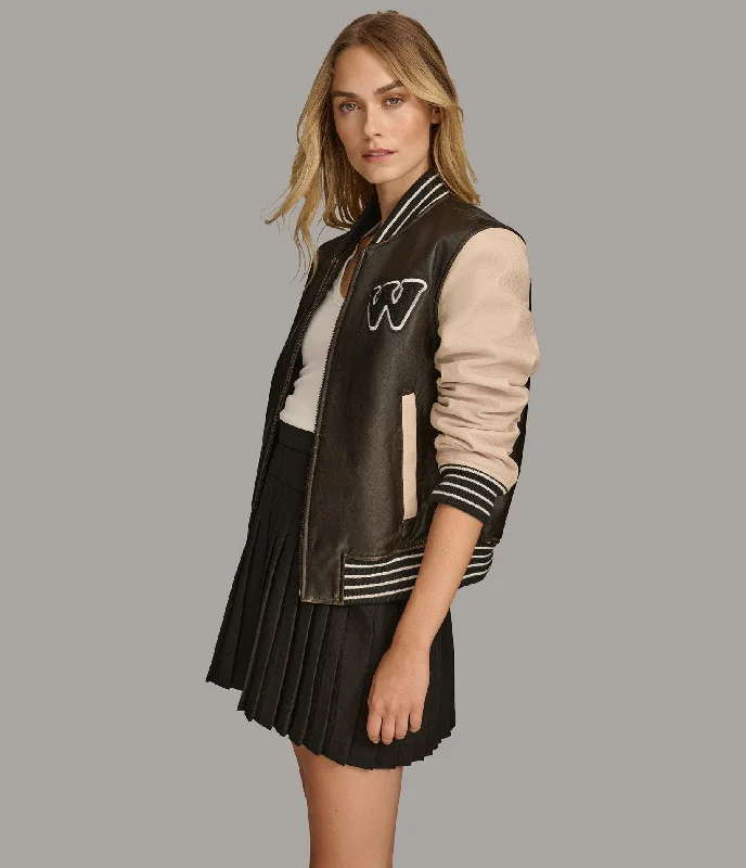 Waverly Varsity Jacket Satin Fabric Silk Fabric Chiffon Fabric
