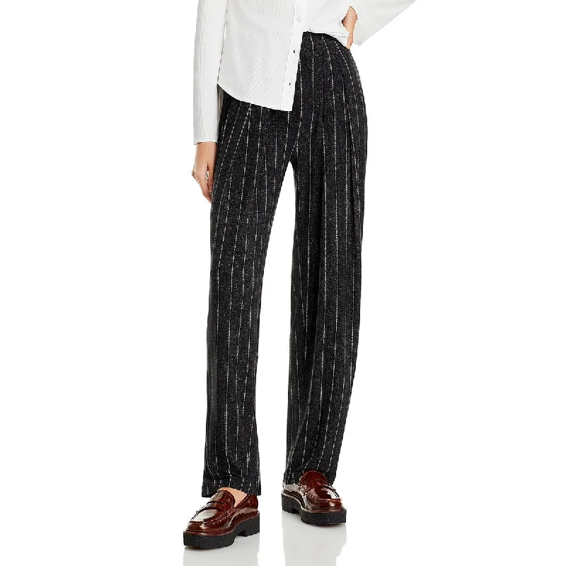 Norma Kamali Womens Tapered Pleated Trouser Pants Trousers Pleated Formal