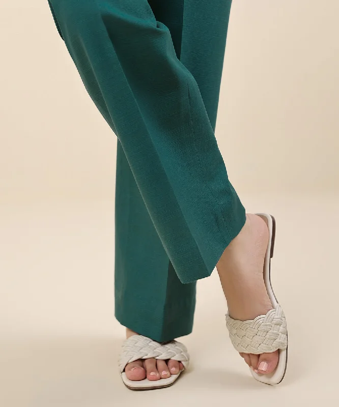 Dyed Khaddar Trousers Trousers luxurious high-end