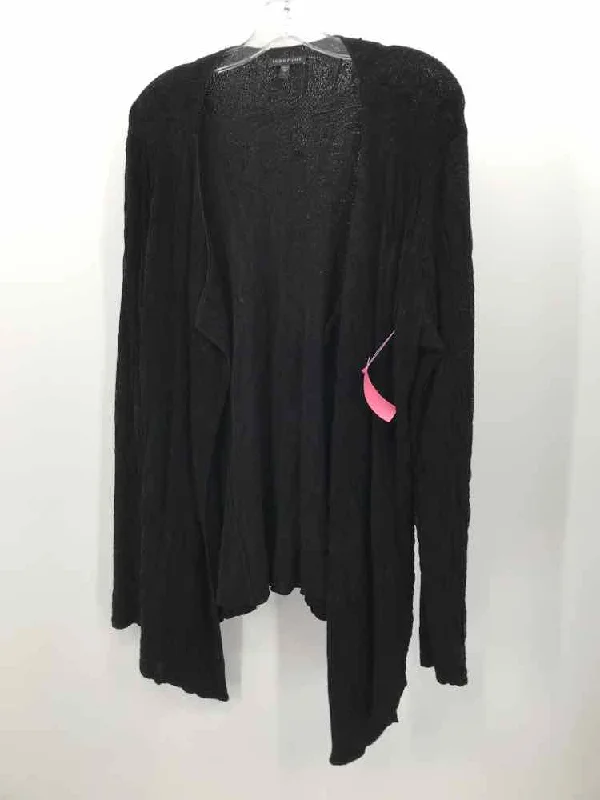 Pre-Owned Eileen Fisher Black Size Large Cardigan Sweater Polka Dot Checkered Tartan Pre-Owned Eileen Fisher Black Size Large Cardigan Sweater Polka Dot Checkered Tartan