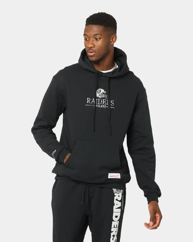 Mitchell & Ness Oakland Raiders Helmet Stack Hoodie Black Hoodie with Neon Bright Vibrant Mitchell & Ness Oakland Raiders Helmet Stack Hoodie Black Hoodie with Neon Bright Vibrant