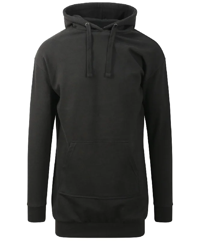 Jet Black - Hoodie dress Hoodie with Print Artistic Unique