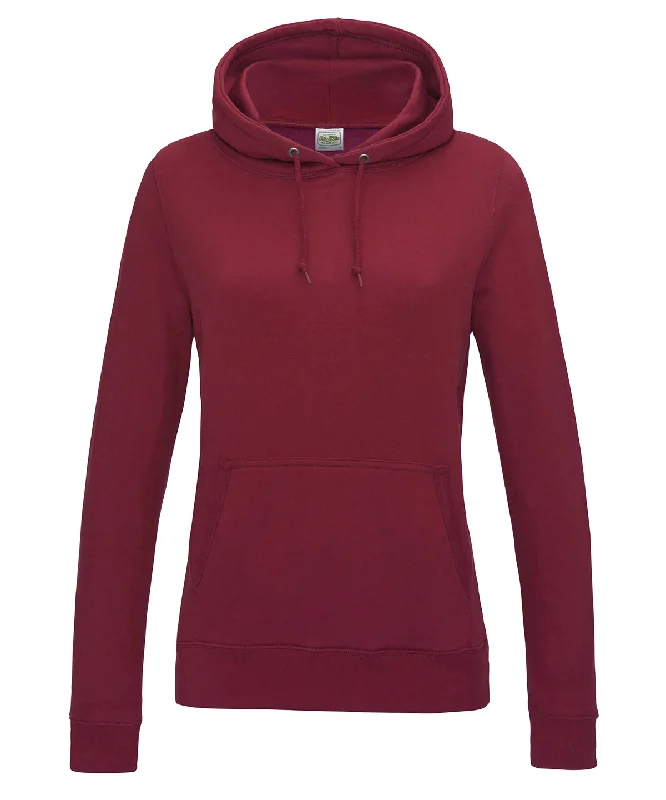 Red Hot Chilli - Women's College Hoodie Hoodie with Magnetic Closure Innovative Modern Red Hot Chilli - Women's College Hoodie Hoodie with Magnetic Closure Innovative Modern