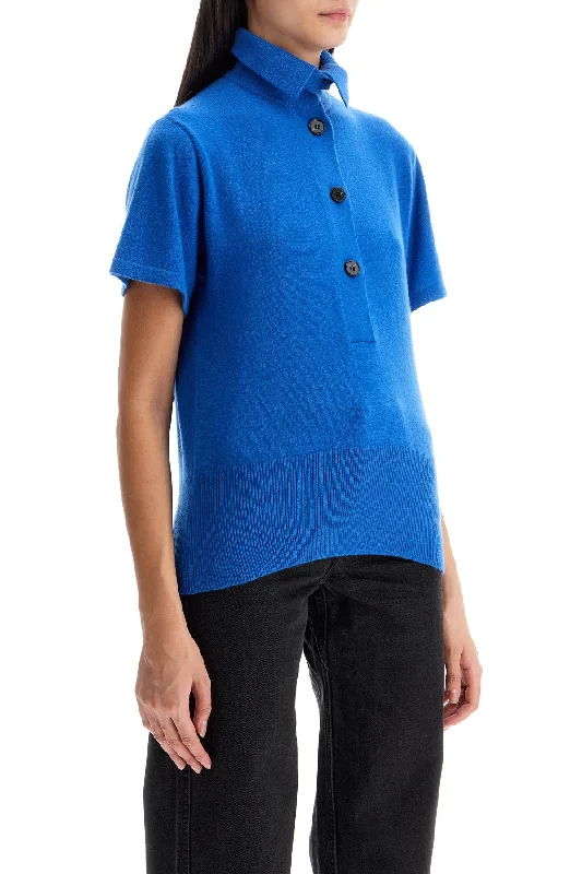 Christopher Esber Short-Sleeved Cashmere Pullover Wrist Length Sleeve