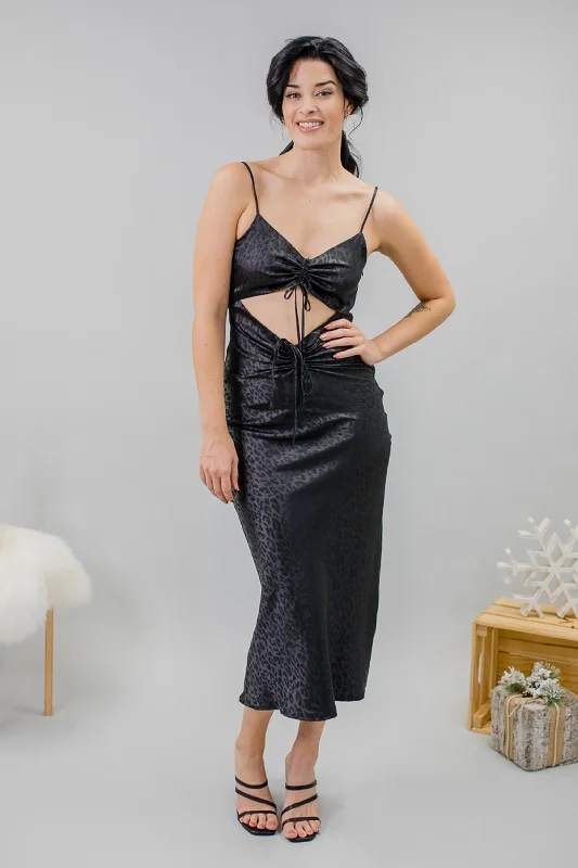 Masquerade Dress in Black- SIZE SMALL ONLY
