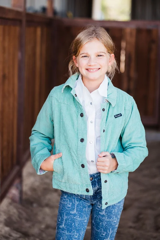 Girl's Wrangler® Corduroy Jacket Cotton Jacket Linen Jacket Terry Jacket