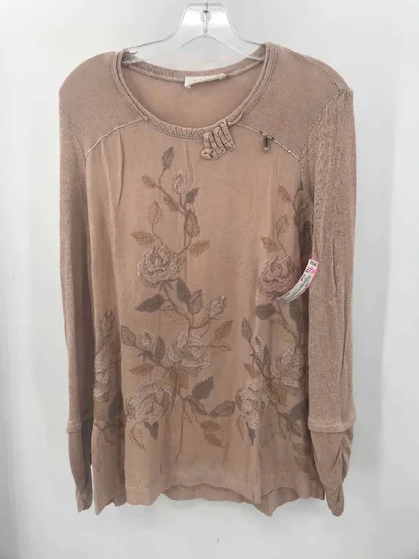 Pre-Owned Elisa Cavaletti Tan Size Small Embellished Sweater Lace Blend Ribbed Blend Corduroy Blend Pre-Owned Elisa Cavaletti Tan Size Small Embellished Sweater Lace Blend Ribbed Blend Corduroy Blend