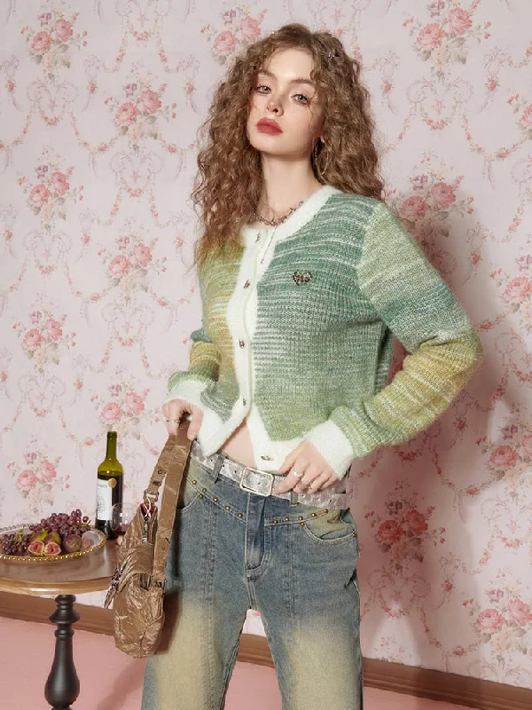 Newdesign gradation sweater SEE0034 Seamless Knitted Crochet