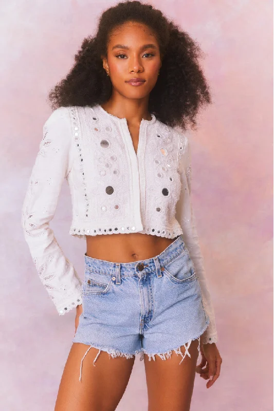 Veranda Artisanal Cropped Jacket Wool Jacket Cashmere Jacket Tweed Jacket