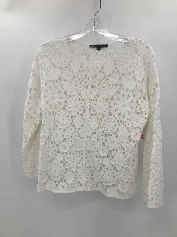 Pre-Owned Elliott Lauren White Size XS Sweater Hooded Sweater Collared Sweater Shawl Collar Pre-Owned Elliott Lauren White Size XS Sweater Hooded Sweater Collared Sweater Shawl Collar