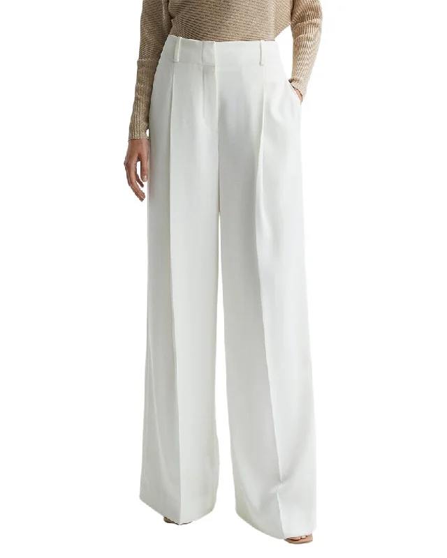 Reiss Lillie Trouser Trousers Leather Faux