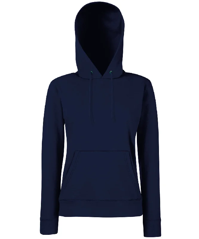 Deep Navy - Women's Classic 80/20 hooded sweatshirt Hoodie with Hem Patch Decorative Personalized Deep Navy - Women's Classic 80/20 hooded sweatshirt Hoodie with Hem Patch Decorative Personalized