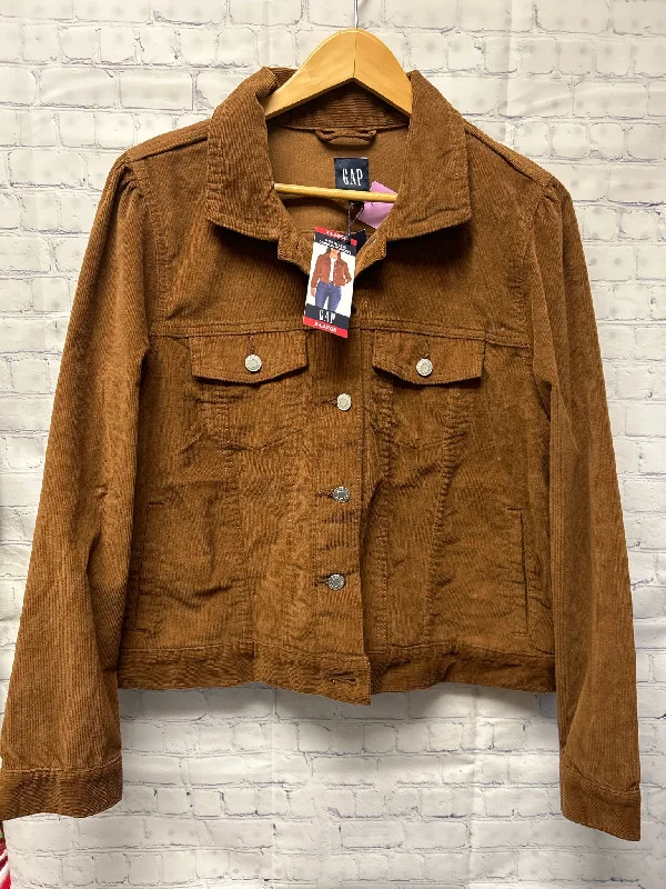 Size XL Ladies Brown Gap Jacket Cotton Jacket Linen Jacket Terry Jacket