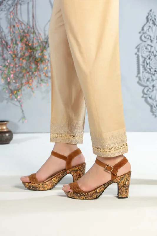 Tawakkal Fabric 01 Piece Stitched Cotton Trouser - D-1174-C Trousers Ceremony Elegant