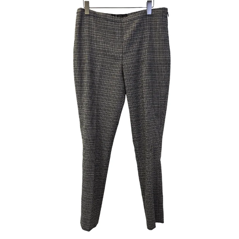 Carlisle Houndstooth Pattern Trouser Pants Size 10 Trousers Denim Distressed