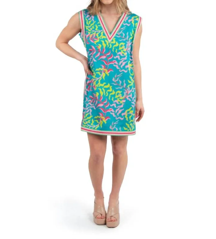 Emily Shift Dress In Floret