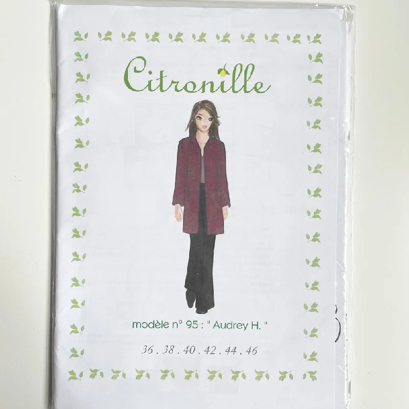 Citronille Patterns : Audrey H. Jacket Zip Front Button Front Snap Front