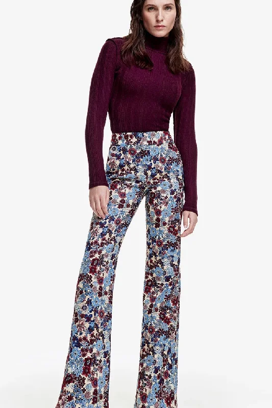 Smythe - Wide Leg Pintuck Trouser Trousers Harem Relaxed Fit