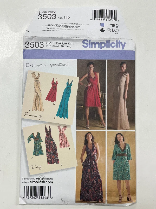 SALE 2008 Simplicity 3503 Sewing Pattern - Dress FACTORY FOLDED