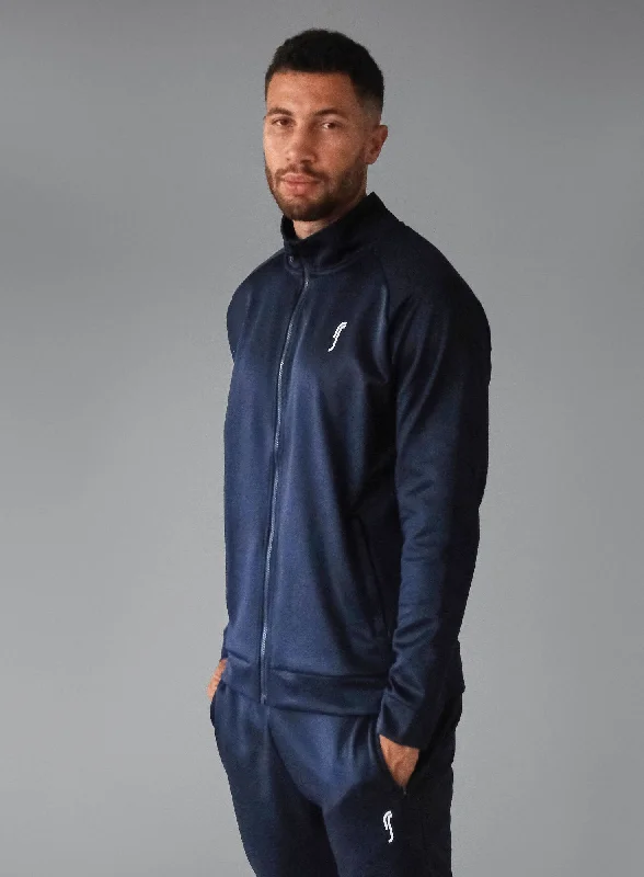 Men's Court Jacket Zip Front Button Front Snap Front
