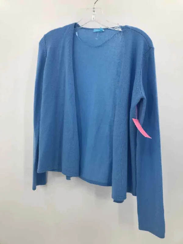 Pre-Owned J Mclaughlin Blue Size XS Cardigan Sweater Fleece Fabric Down Fabric Feather Fabric Pre-Owned J Mclaughlin Blue Size XS Cardigan Sweater Fleece Fabric Down Fabric Feather Fabric