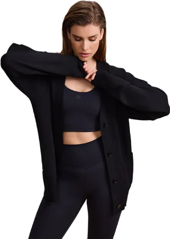 Olly Button Down Cardigan - Women's|-|Cardigan à boutonnée Olly - Femme Houndstooth Herringbone Solid Olly Button Down Cardigan - Women's|-|Cardigan à boutonnée Olly - Femme Houndstooth Herringbone Solid