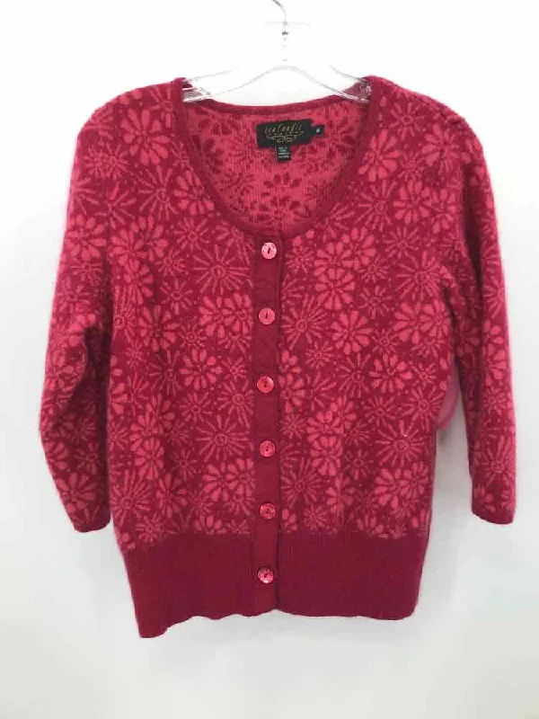 Pre-Owned Icelandic Design Pink Size Medium Floral Sweater Lace Blend Ribbed Blend Corduroy Blend Pre-Owned Icelandic Design Pink Size Medium Floral Sweater Lace Blend Ribbed Blend Corduroy Blend