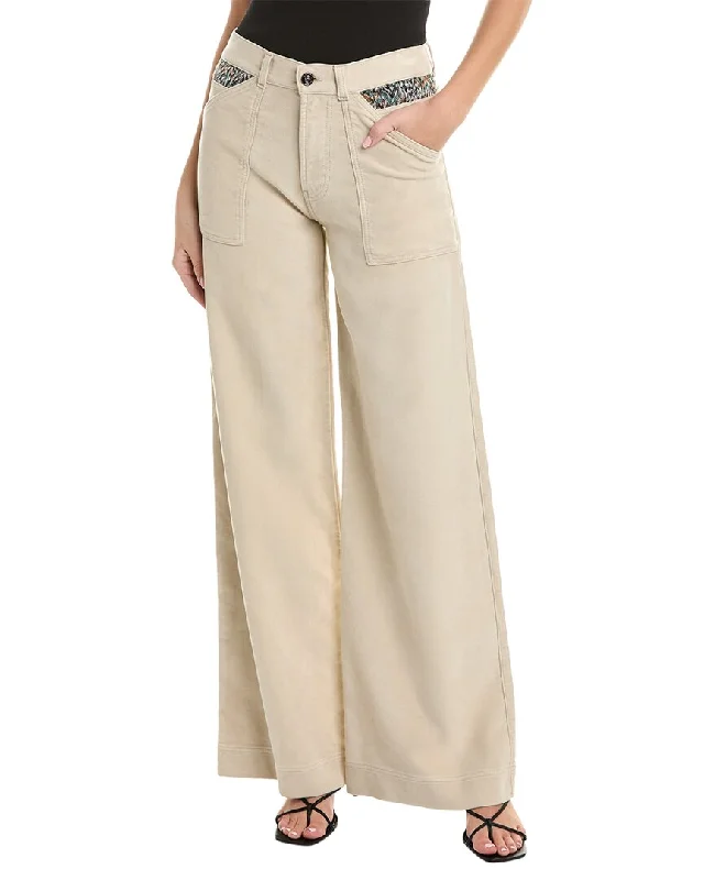 Missoni Cargo Wool-Blend Trouser Trousers Bridal Satin