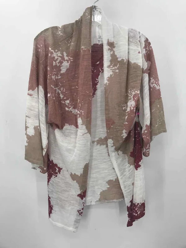 Pre-Owned Marla Wynne White Size Large Cardigan Sweater Terry Blend Velvet Blend Canvas Blend Pre-Owned Marla Wynne White Size Large Cardigan Sweater Terry Blend Velvet Blend Canvas Blend