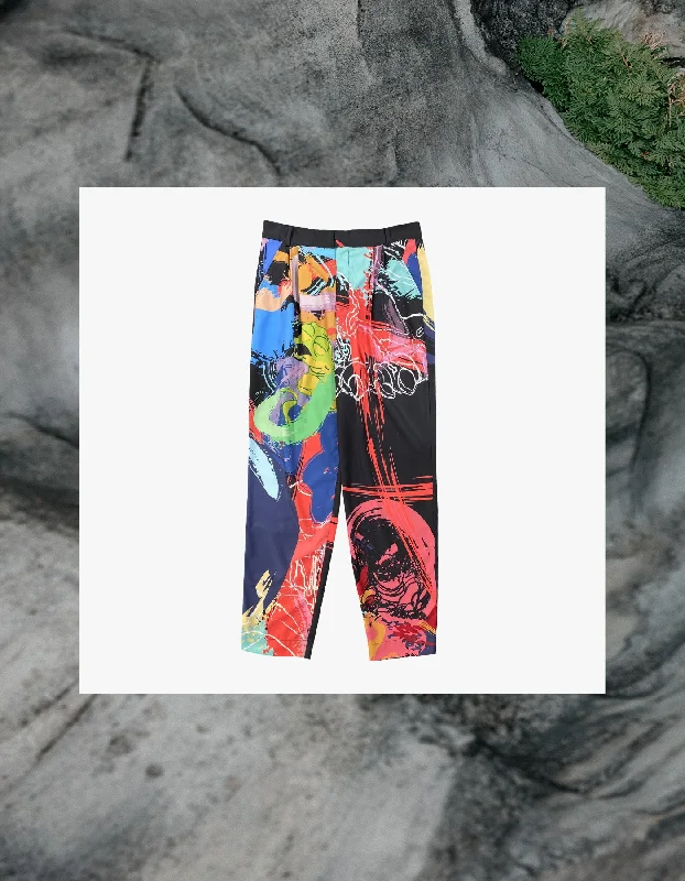 Trousers in Montage Trousers Print Floral