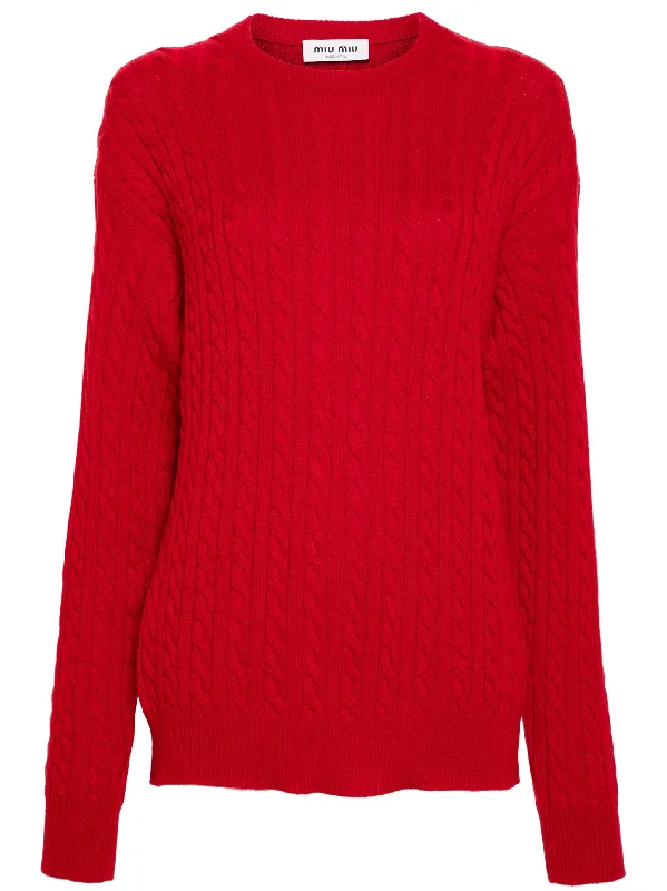 crew-neck cable-knit jumper Notch Collar Peter Pan Collar Cowl Neck