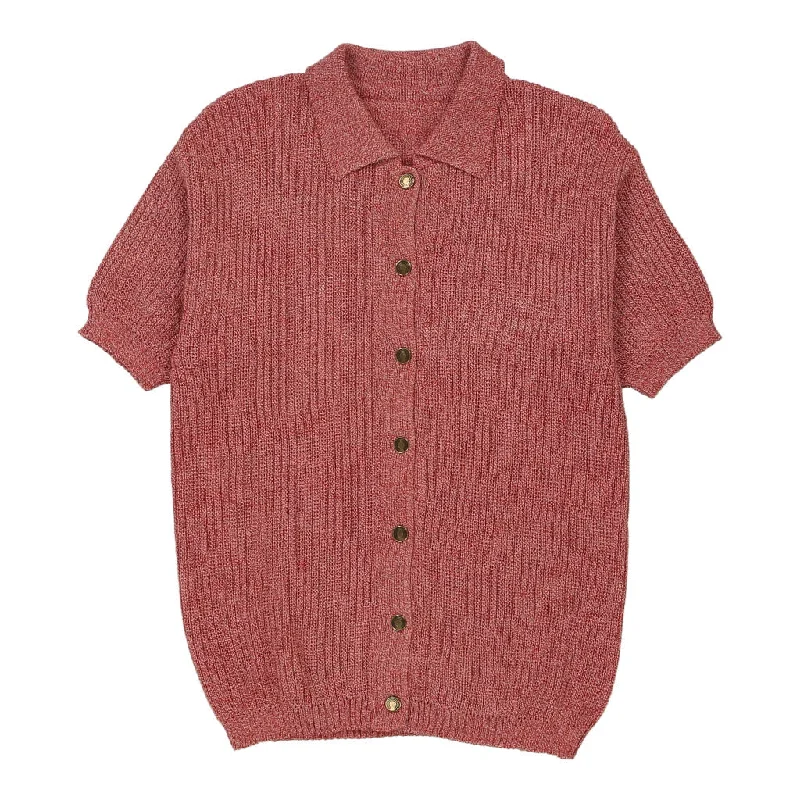 Unbranded Cardigan - Large Red Cotton Button Cardigan Zip Cardigan Pullover Cardigan Unbranded Cardigan - Large Red Cotton Button Cardigan Zip Cardigan Pullover Cardigan