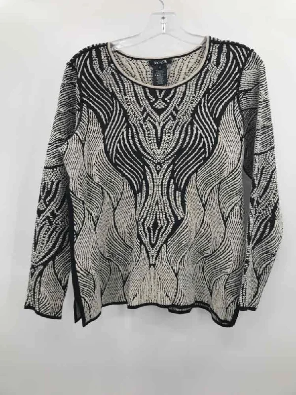 Pre-Owned Nic + Zoe Black Size Large P Printed Sweater Wool Sweater Cotton Sweater Cashmere Sweater Pre-Owned Nic + Zoe Black Size Large P Printed Sweater Wool Sweater Cotton Sweater Cashmere Sweater