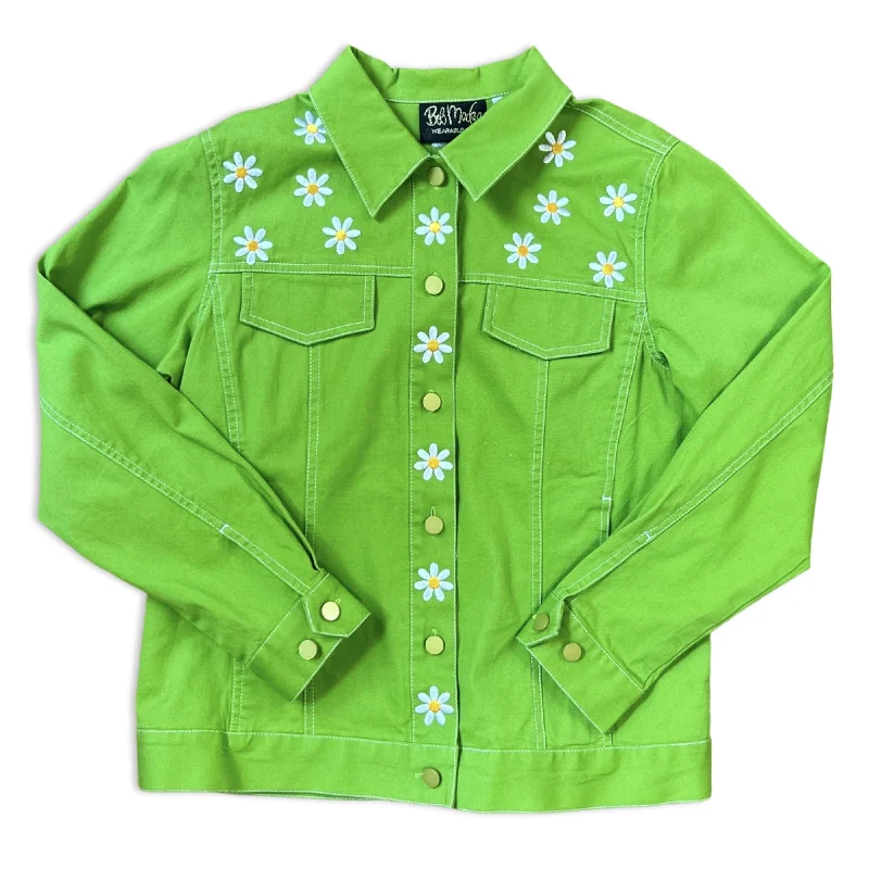 Vintage 70s Bob Mack Daisy Jacket Mesh Jacket Canvas Jacket Denim Jacket