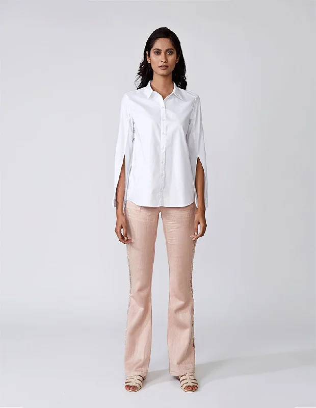 JINI Pink Trousers Trousers Sale Discount