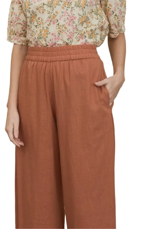 Esti Trouser Sienna Trousers Fleece Cozy