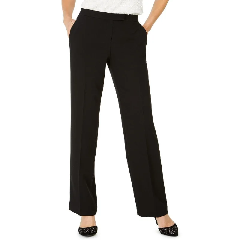 Kasper Womens Petites Tab Waist Work Trouser Pants Trousers Timeless Classic