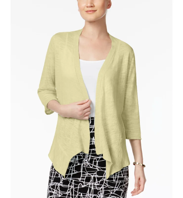 Alfani Petite Open Front Cardigan Thin Thick Dense
