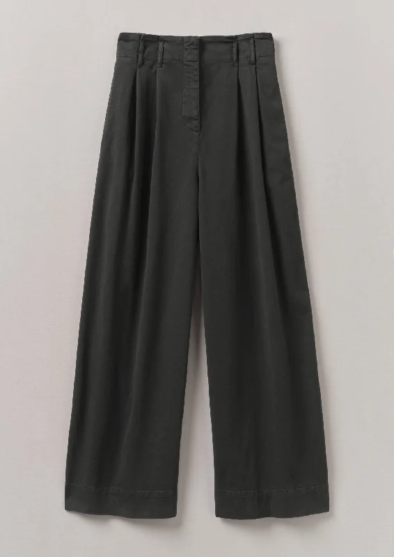 Cotton Paper Bag Trousers | Soft Black Trousers Occasion Special