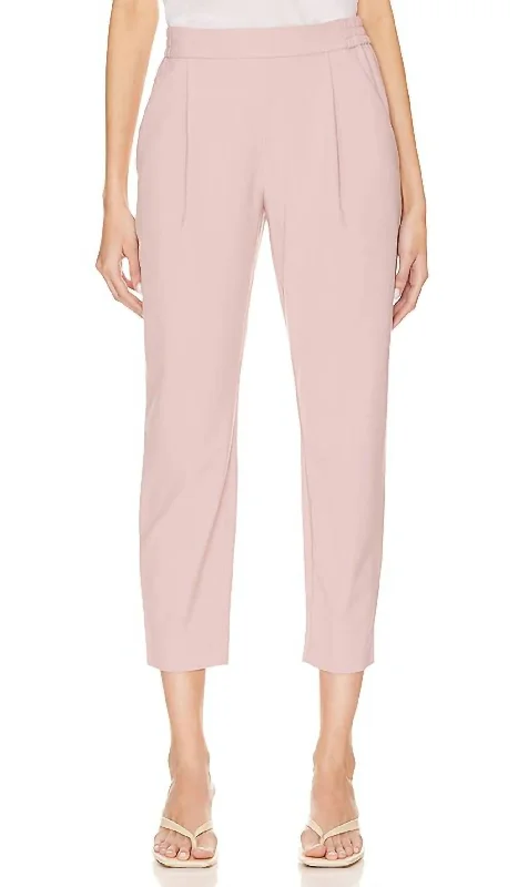 Aleida Tri Trouser In Pale Orchid Trousers luxurious premium