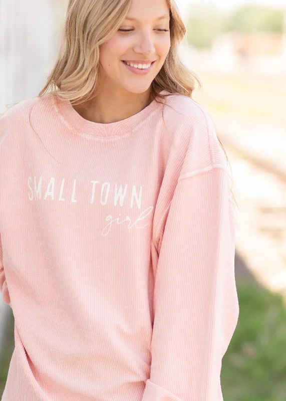 Small Town Girl Crewneck Sweatshirt - FINAL SALE Hoodie Sweatshirt Pullover