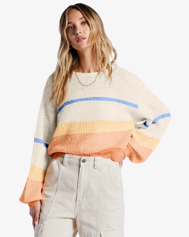 Changing Tides Pullover Sweater - Light Melon Hooded Sweater Collared Sweater Shawl Collar Changing Tides Pullover Sweater - Light Melon Hooded Sweater Collared Sweater Shawl Collar