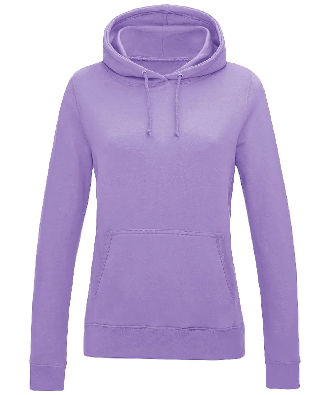 Digital Lavender - Women's College Hoodie Hoodie with Hem Frayed Vintage Worn